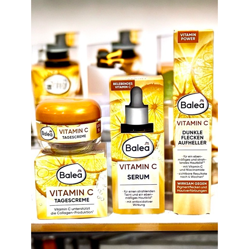 Balea vitamin c ครีม/เซรั่ม/ นำเข้าเยอรมัน หน้าใส ลดกระฝ้า