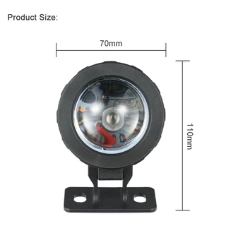 🔥10W RGB Underwater Lamp 12V/220V LED Pool Spot lights IP68 Waterproof Fountain Pool Lamp Garden Pond Light ไฟตู้ปลา led