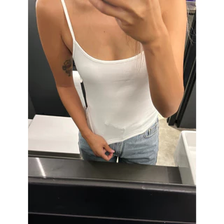 ⚡Gi Basic Tank Top⚡ ครอปสายเดี่ยว กล้ามสายฝอ_Gioia.991 ( #gii519 )