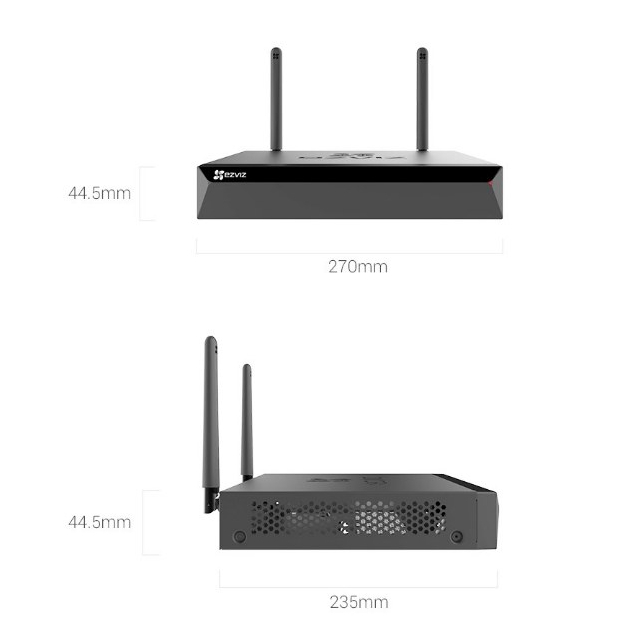 ⚡️เครื่องบันทึกไร้สาย⚡️ EZVIZ X5S Wireless NVR with HDMI & VGA Outputs ติดตั้งเองได้ รองรับต่อกล้อง WIFI สูงสุด 8 ตัว