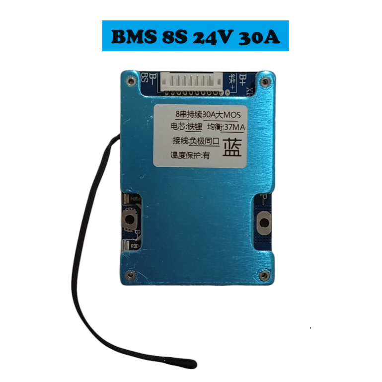 BMS LiFePo4 3.2V 8S 24V 30A บอร์ดป้องกันแบตเตอรี่