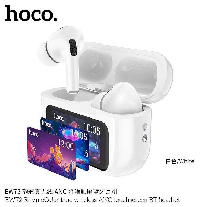Hoco EW72 หูฟังบลูทูธไร้สาย Wireless ANC touchscreen BT headset สินค้าใหม่ล่าสุด แท้100%