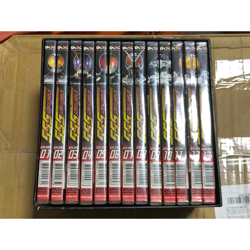 DVD kamen rider faiz แผ่นที่ 1-13 พร้อม box