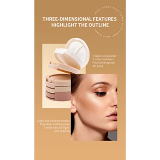 [Music Flower] Concealing Shading 5in1 เนื้อแป้งละเอียดควบคุมความมัน ติดทนนาน 24ชม.
