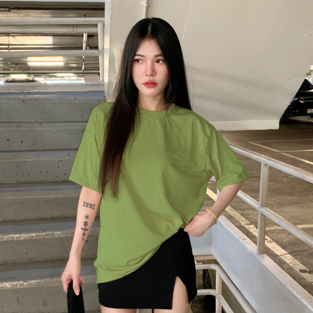 SpinnyHouse เสื้อยืดคอกลมแขนสั้้น UNISEX นุ่มยืด   ไม่หดไม่ต้องรีด มีหลายไซส์ Yuedyun รุ่น นุ่มยืด ราคา ถูกที่สุด ดีลบีเคเค แกลเลอรีภาพที่ 8