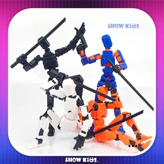 โมเดลตุ๊กตาฟิกเกอร์ Lucky 13 Dummy T13 3D DIY ของเล่นสําหรับเด็ก