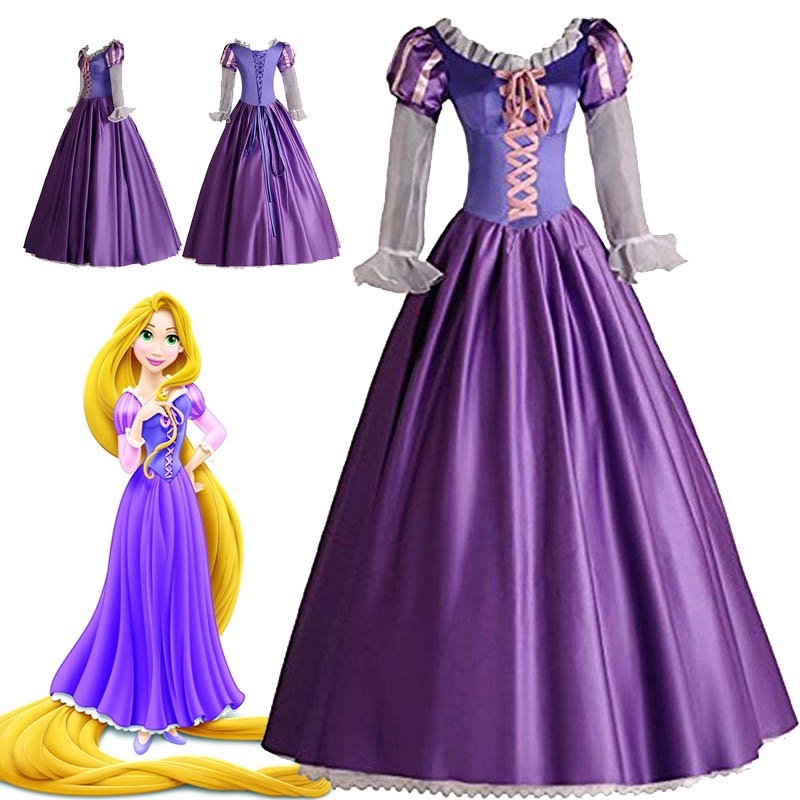 ชุดเจ้าหญิงราพันเซล ชุดราพันเซล ชุดrapunzel เจ้าหญิงดิสนีย์ Disney cp15.5/ac44.3/wc36