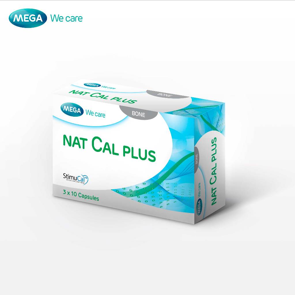 MEGA We care เมก้าวีแคร์ Nat cal plus (30's ) แนท แคล พลัส 30 เม็ด (NP030I)