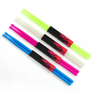 ไม้กลองพลาสติก ขนาด 5A ไม้ตีกลองเรืองแสง มี 2 สี