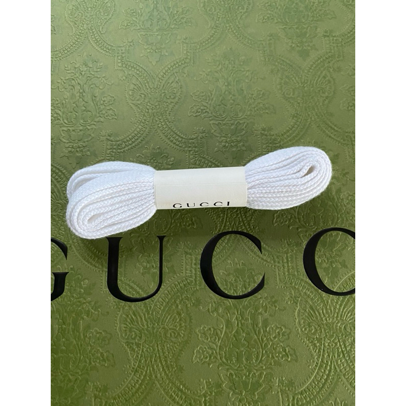 เชือกรองเท้า Gucci ace แท้ 100% ยังไม่ผ่านการใช้งานทางร้านมีทุกรุ่น ทุกสี