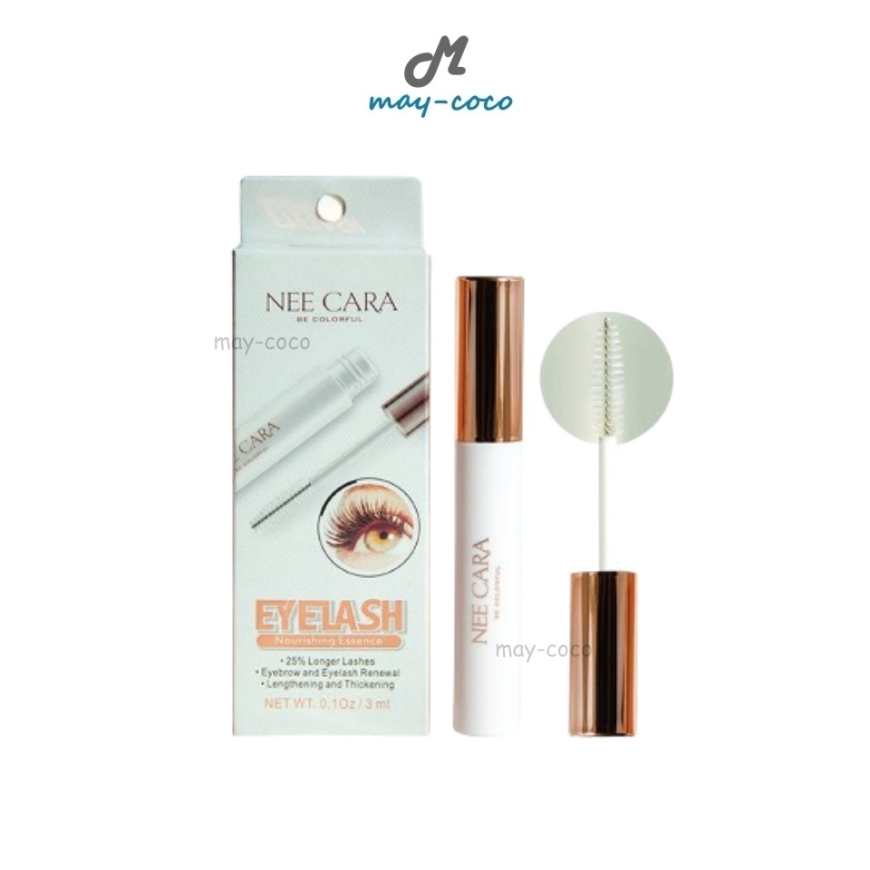 ถูก/แท้/มีไลฟ์ มาสคาร่า บำรุงขนตา Nee Cara Eyelash Nourishing Essence มาสคาร่าใส มาสคาร่าปัดขนตาใส ปัดขนตา ขนตายาว หนา