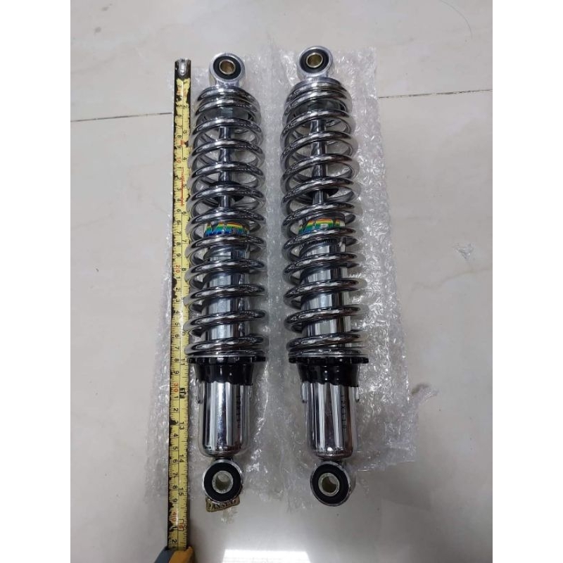 โช๊คหลัง Suzuki TS250-TS250B แบบสปริงชุบ ของใหม่งานเก่าเก็บสวยๆพร้อมใส่ใช้งาน