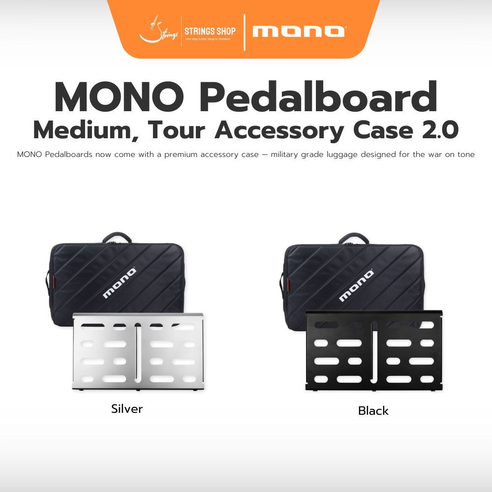 กระเป๋า/เคส บอร์ดเอฟเฟค MONO Pedalboard Medium With Tour Accessory Case 2.0
