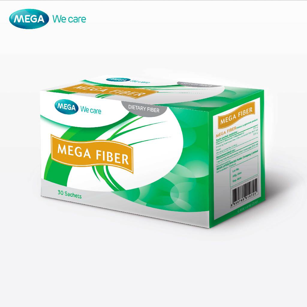 MEGA We care เมก้าวีแคร์ MEGA FIBER (30 Sachets) เมก้า ไฟเบอร์  30 ซอง (MF030I)