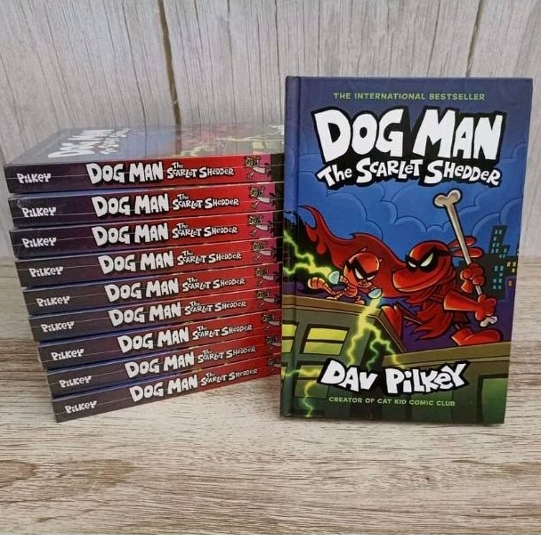 (New)Dog Man The Scarlet Shedder: A Graphic Novel (Dog Man #12) By Dav Pilkey