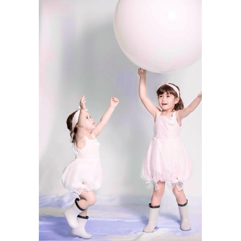 เดรสก้อนเมฆ Tanwa (Brand Chalom) 🐰🤍 มือ 2 สภาพดี Size 3 Yสีชมพู