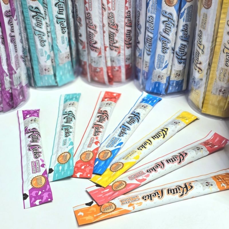 [1ซอง] kitty licks คิตตี้ลิกส์ ขนมแมวเลีย 15 กรัม