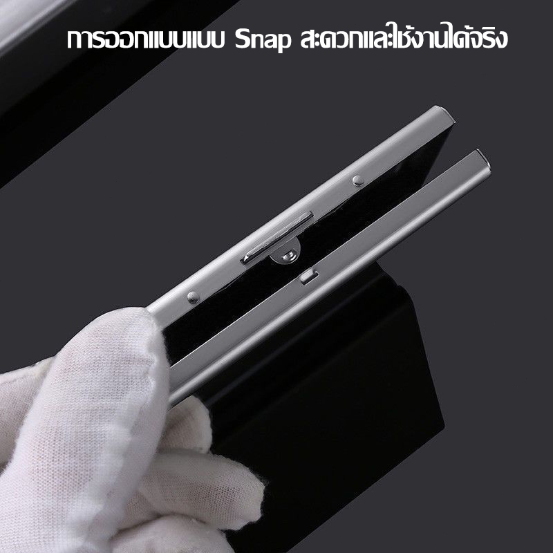 【COD】กระเป๋าใส่บัตรอลูมิเนียมอัลลอยด์ สำหรับผู้ชาย กีฬาสันทนาการกลางแจ้ง สแตนเลส ป้องกันการโจรกรรม ขนาดกะทัดรัด