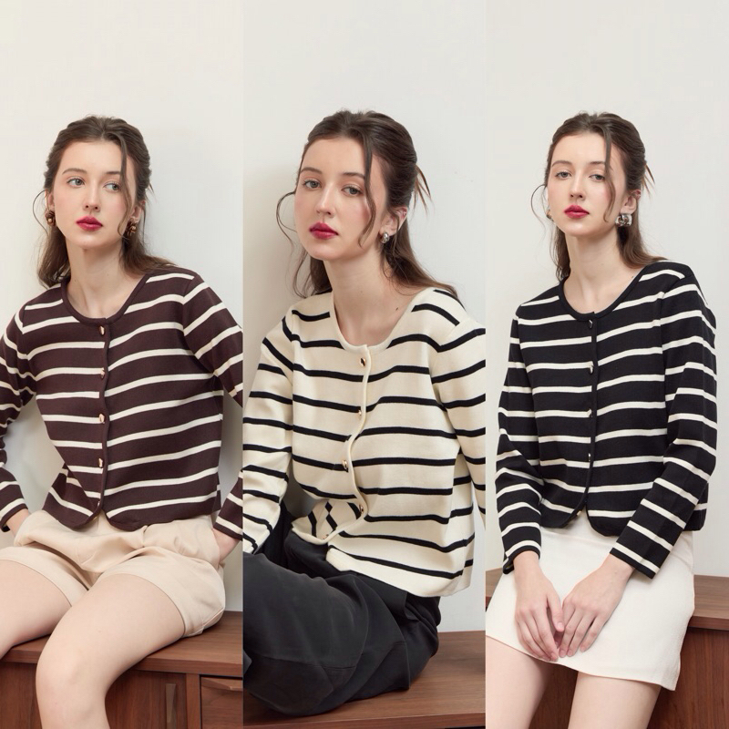 Realloose | Fine cardigan - เสื้อคาดิแกนผ้านิตยืดได้เยอะ เนื้อนุ่มแน่นอยู่ทรง