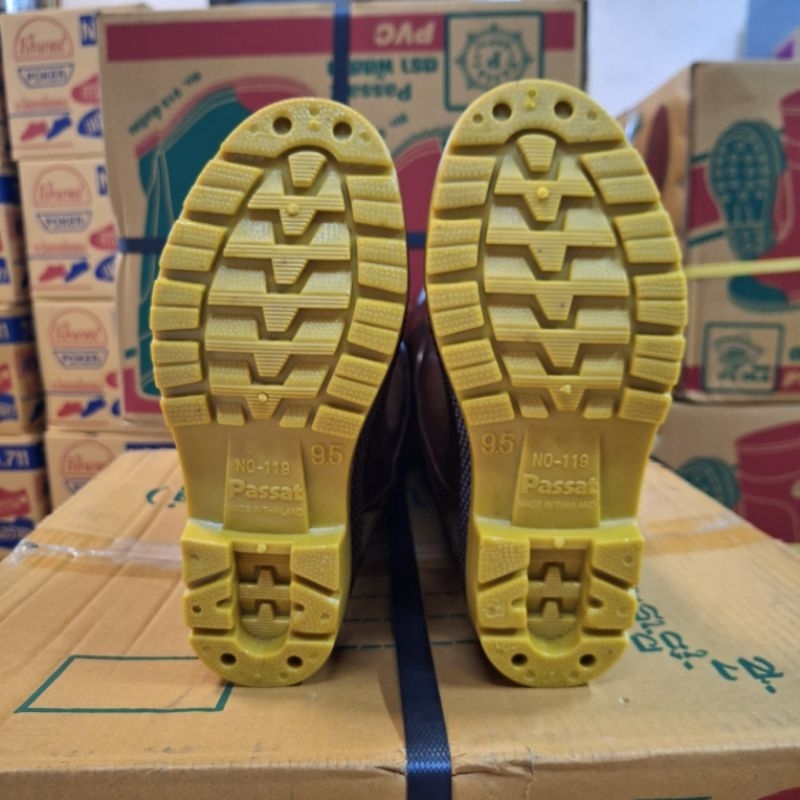 รองเท้าบูท Passat เเบบยาว 18 นิ้ว รุ่น 119A ขนาด 9.5-11 พร้อมส่ง