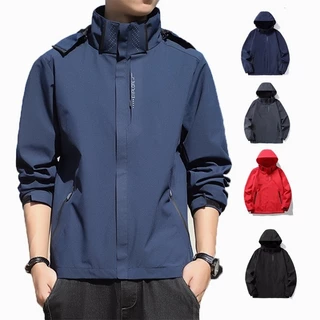 【COD】 เสื้อแจ็คเก็ตผู้ชายกันลม สำหรับเดินป่า น้ำหนักเบา ระบายอากาศดีเยี่ยม Men Jacket