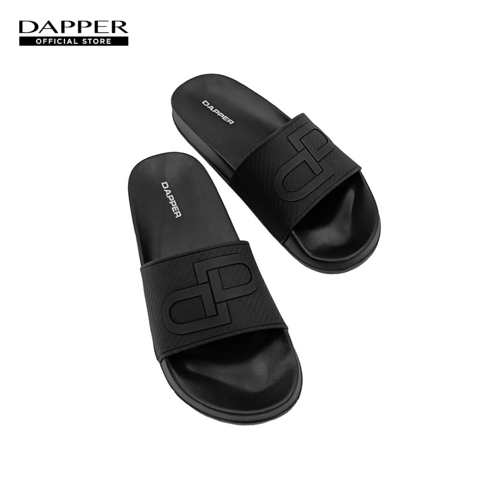 DAPPER รองเท้าแตะ DP Icon Carbon Fiber Embossed Pool Slide Sandals สีดำ (HSP/BK/1679SL1)