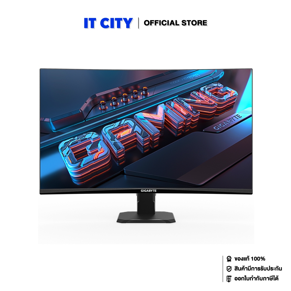 GIGABYTE Curved Gaming Monitor 27"GS27FC VA/180Hz/1ms/FreeSync Premium/FHD MNL-001948