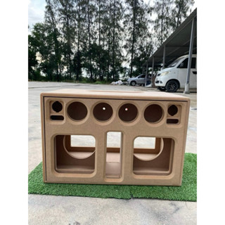 ตู้เปล่า งานดิบ แบนพาส 6.5 คู่ กลาง3“4 แหลม 2”2 (พร้อมอคิลิค…