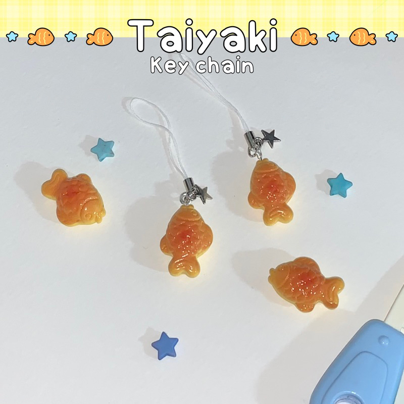 พวงกุญแจปลาไทยากิ Taiyaki keychain