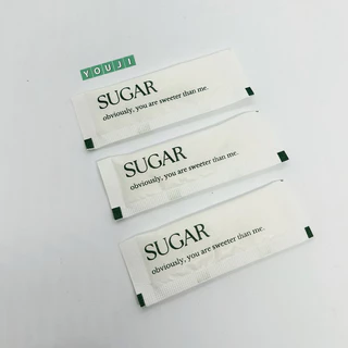 น้ำตาลทรายขาว 4 กรัม 100 ซอง (ลาย sweeter) / White sugar 4 g. 100 pcs