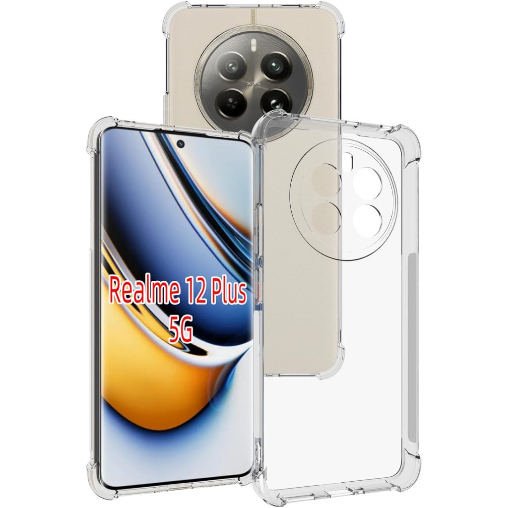 เคสใส กันกระแทก สำหรับ เรียวมี 12พลัส รุ่นหลังนิ่ม Use For Realme 12+ TPU Soft Case (6.67)