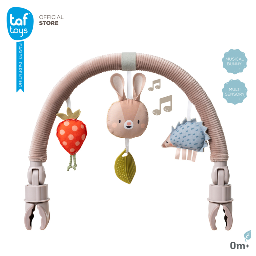 Taf Toys โมบายติดรถเข็นเด็ก Musical Bunny Arch โมบายเด็ก ของเล่นเสริมพัฒนาการ 0 เดือน ขึ้นไป