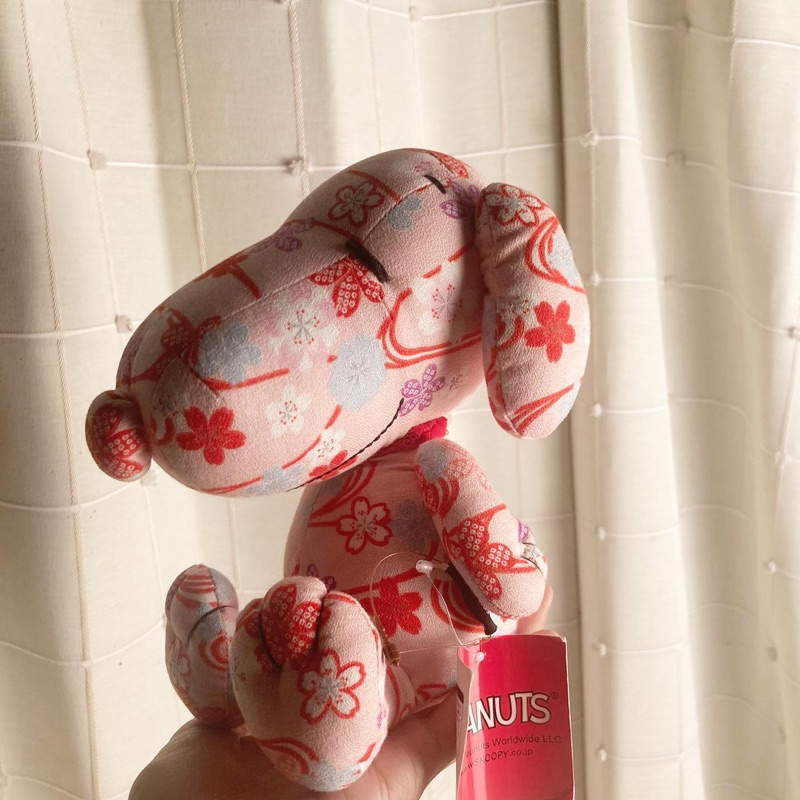 ( NEW 🌟 RARE ) ตุ๊กตา snoopy Japanese Pattern Plush ลิขสิทธิ์แท้ From Japan 🇯🇵