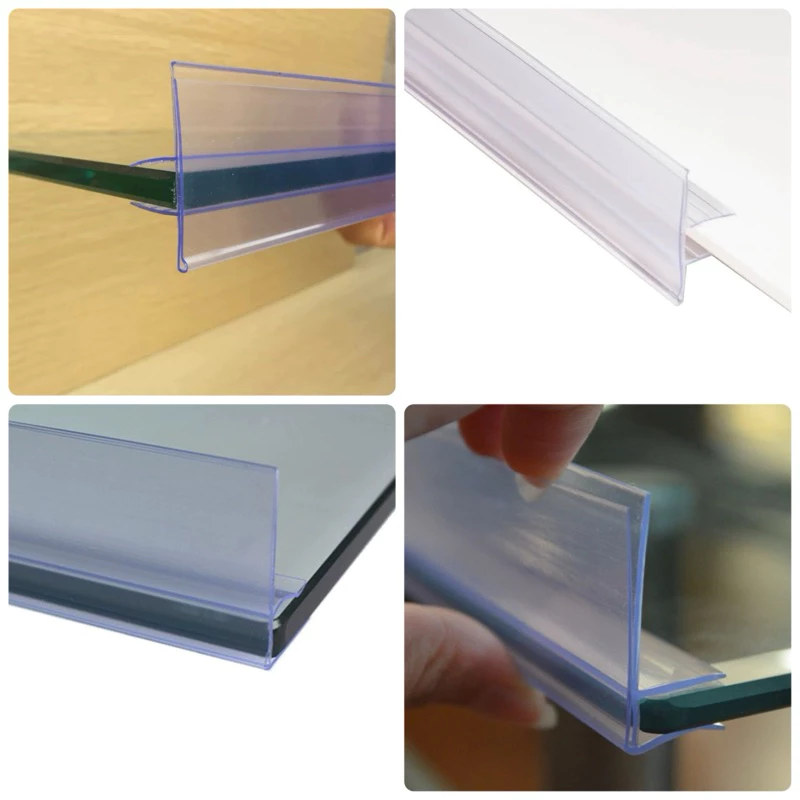 ป้ายราคาติด shelf พลาสติกแบบใส แบบเสียบชั้นวาง ขนาดความยาว 120 cm