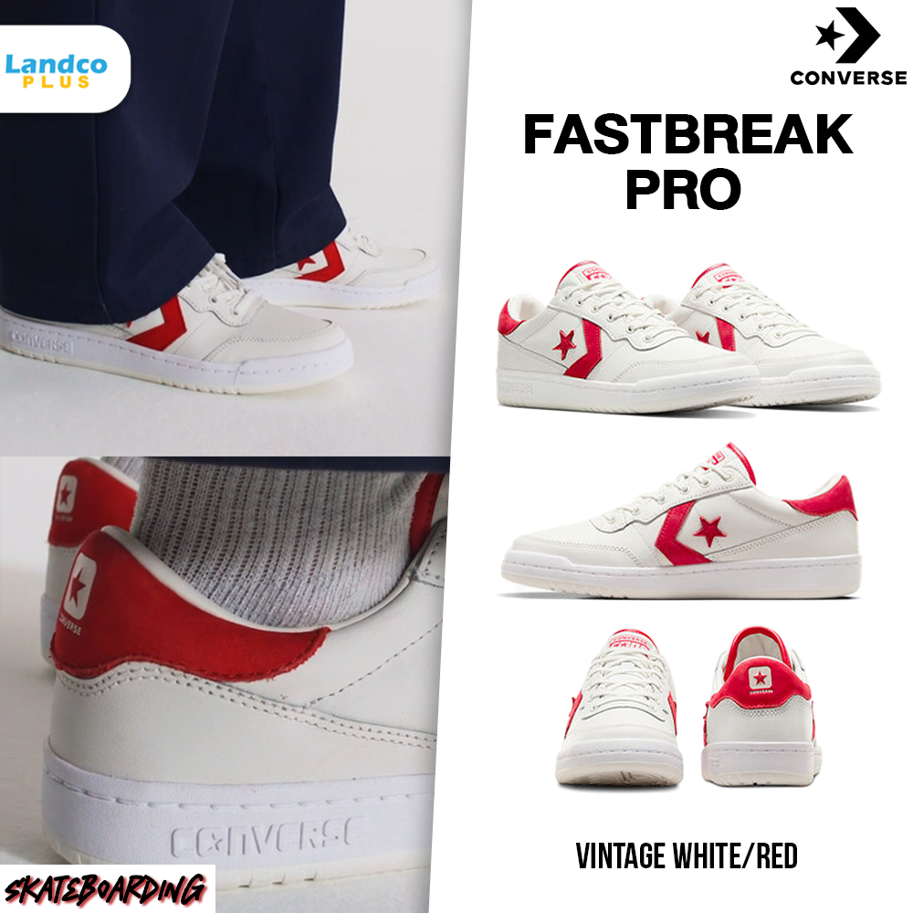 Converse รองเท้าผ้าใบ รองเท้าสเก็ตบอร์ด SK UX Fastbreak Pro Leather Low A10348CMF4WTRE (3200)
