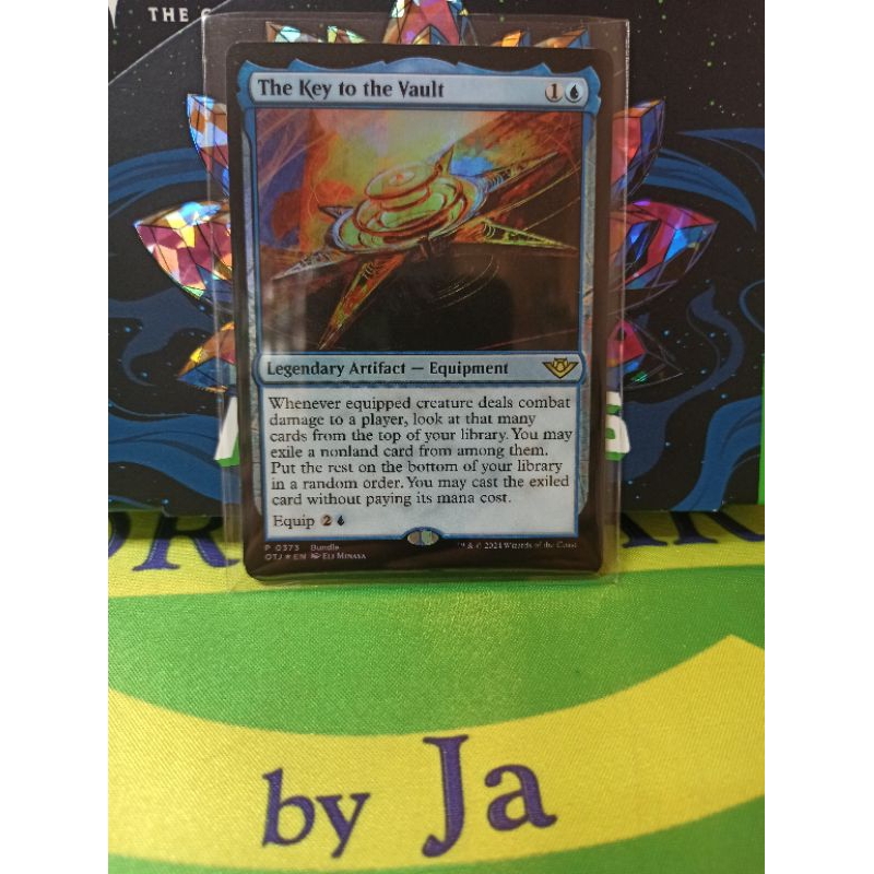 The Key to the Vault Foil (BLUE) Rare Magic The Gathering Original ของแท้ สภาพ NM รุ่น P 0373
