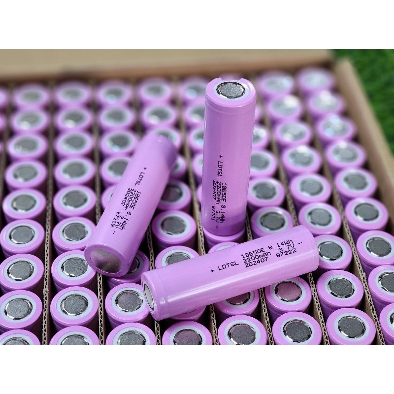 18650 3.6v - 3.7v 2200mah. (แอมป์แท้ เต็ม) แบตเตอรี่  ลิเธียม Li lon ถ่านชาร์จ ไออ้อน 2200mah แท้