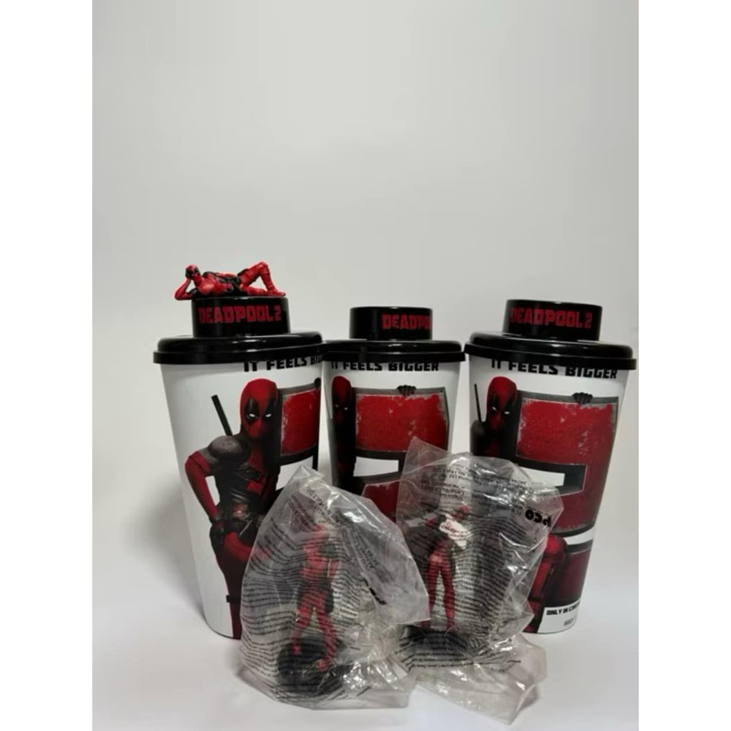 (ทักลด50%) แท้ จำกัด แก้ว topper Deadpool ภาค2 Deadpool &Wolverine