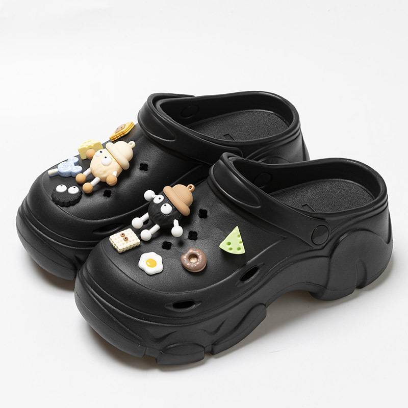 🍓EnJoy🍓 พร้อมส่ง (TO-8388/DOLL-1) (ขายแยกกัน)รองเท้าหัวโต แฟชั่น แตะแบบสวม เสริมส้น สูง 2 cm จิ๊บบิทตัวติดรองเท้า - รูปที่ 6