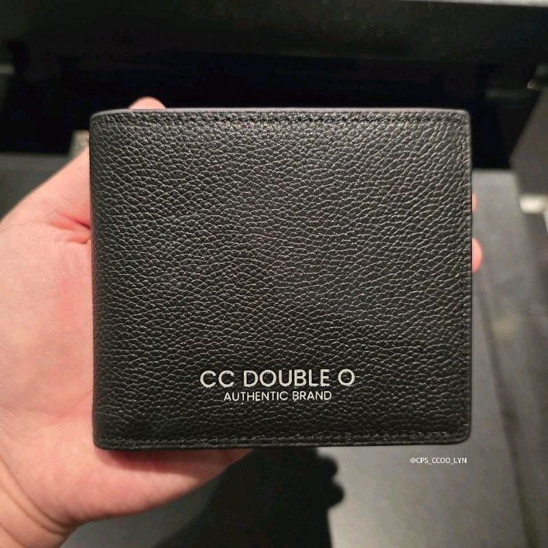 กระเป๋าสตางค์ผู้ชาย CC DOUBLE O CCOO ของแท้💯% จัดส่งพร้อมถุงShop ถุงผ้า