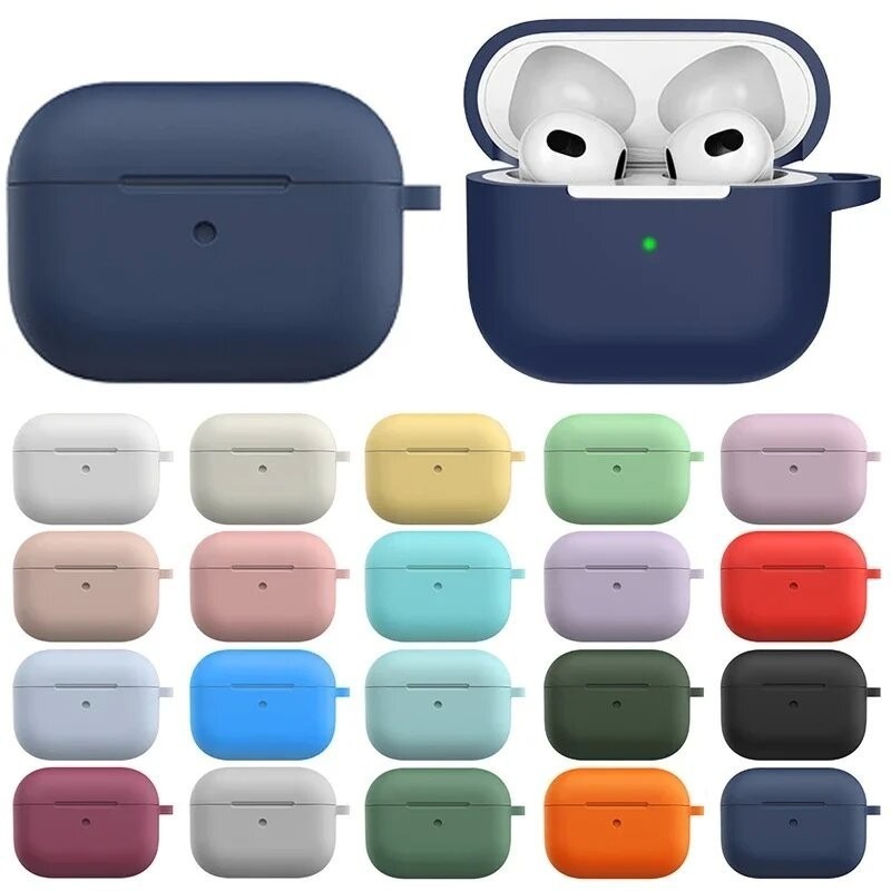 เคสซิลิโคน For Airpods 3 กรณี เคสนิ่มกันกระแทกกันรอย ฝาครอบป้องกัน ฝาครอบหูฟัง
