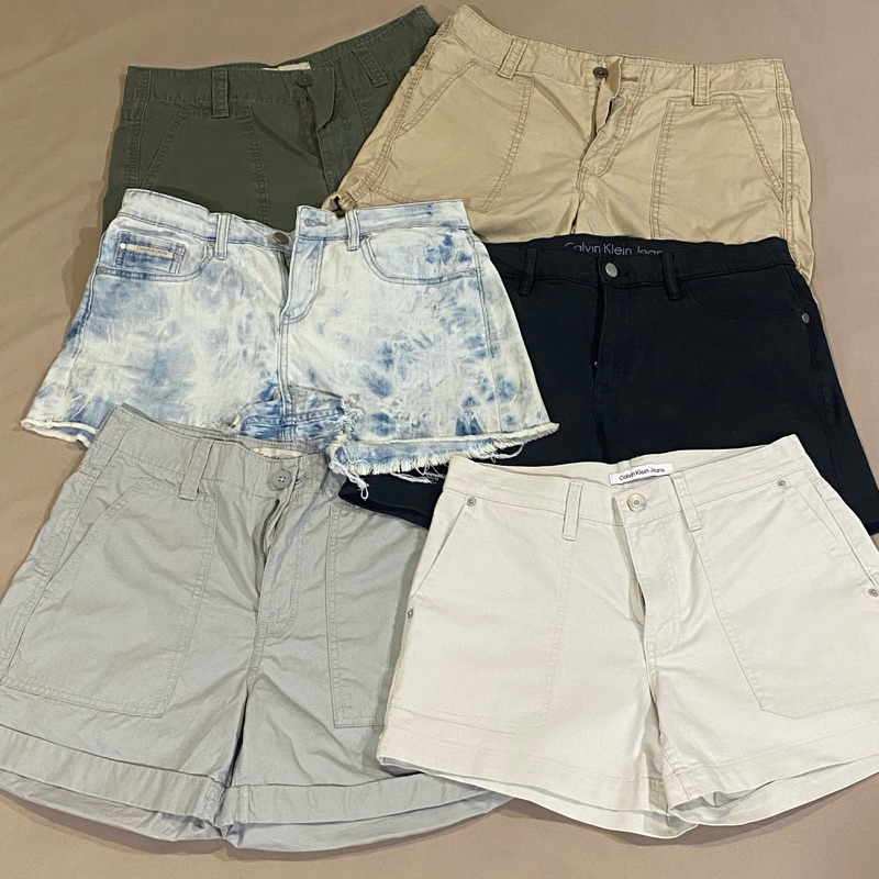 [มีวิดีโอ] [ของแท้] Calvin Klein Jeans CK กางเกงขาสั้น มือสองสภาพดี