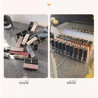 ส่งด่วน กล่องเก็บลิปสติก ที่เก็บเครื่องสำอาง กล่องอะคริลิคใส่ลิปสติก 12ช่อง 18ช่อง 24ช่อง กันฝุ่น กันน้ำ