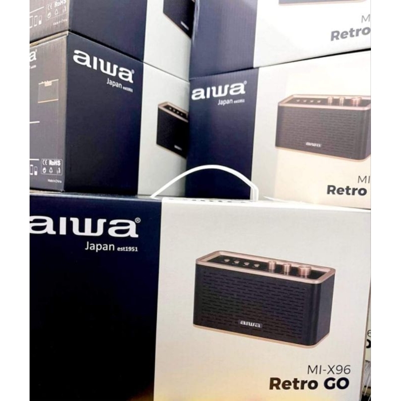 AIWA Retro GO ลำโพงบลูทูธพกพา BASS++