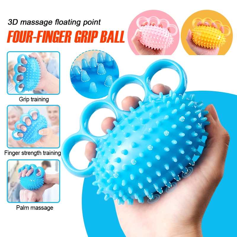 ลูกบอลนวดมือ ลูกบอล บีบ บริหารมือ  Hand Exerciser Ball แฮนด์บอล ฝึกกล้ามเนื้อ ลูกบอลกายภาพมือ