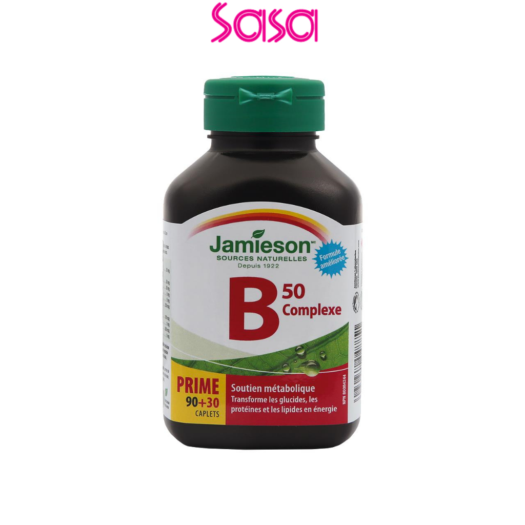 Jamieson Vitamin B Complex 50mg (120caplets) *Expiry on 2/2026