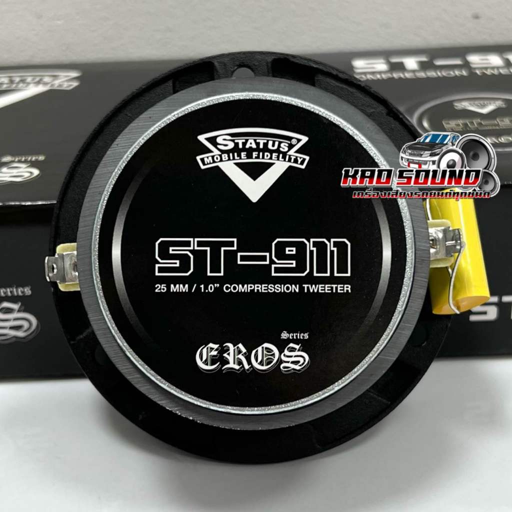 ลำโพงเสียงแหลม / ทวิตเตอร์แหลมจาน 4นิ้ว แบรนด์ STATUS รุ่น ST-911ว้อยไทเทเนี่ยมแท้ เกรดA วอยซ์25มิล กำลังขับสูงสุด500วัต ราคา ถูกที่สุด ดีลบีเคเค แกลเลอรีภาพที่ 5