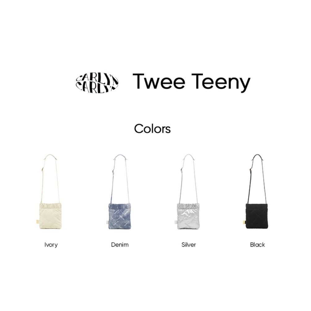 Carlyn Twee Teeny 4 Colors H73305030 (Ivory, Denim, Silver, Black)