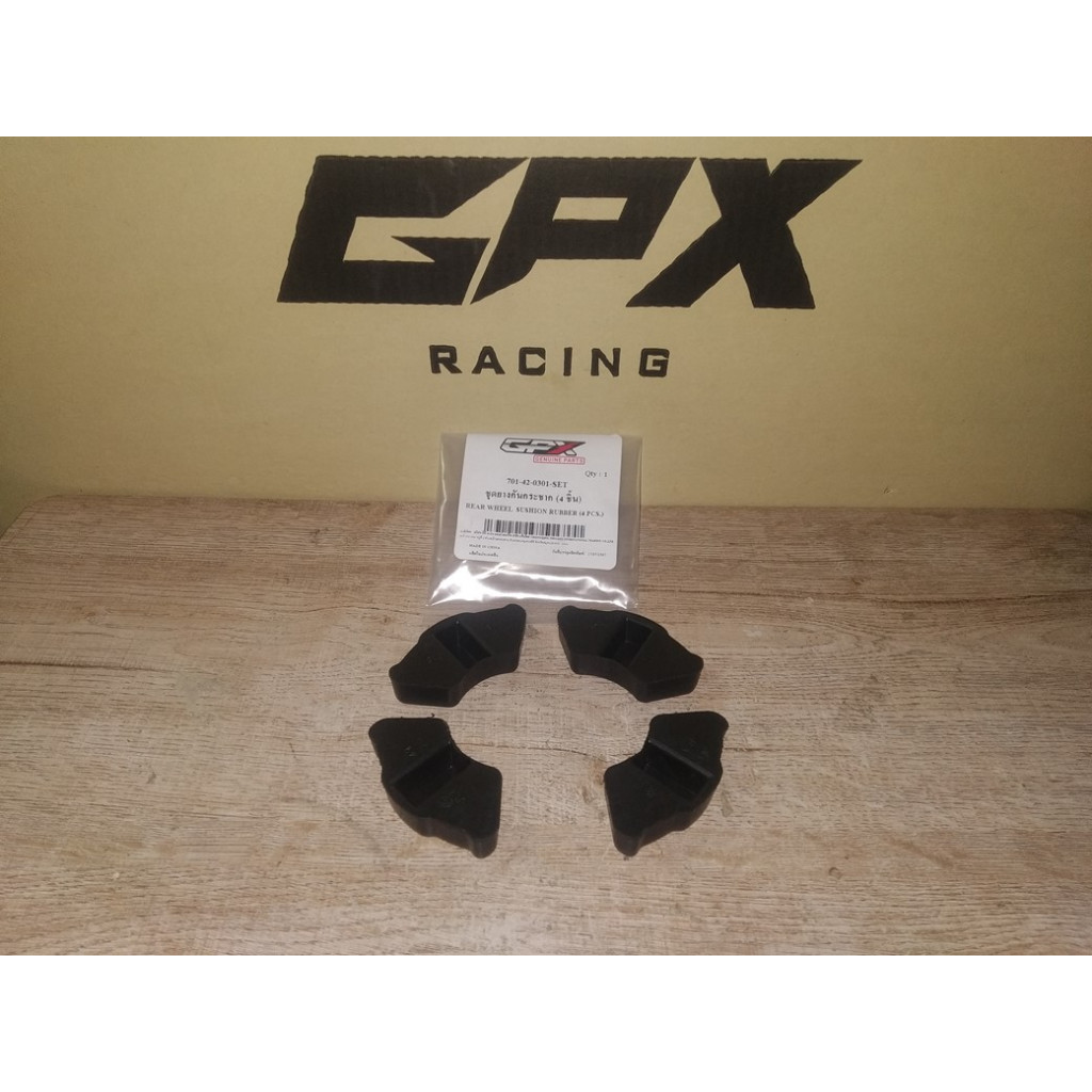 ชุดยางกันกระชาก 4 ชิ้น GPX Popz 110/125 cc , Rock 110 สินค้าใหม่ ของแท้ศูนย์