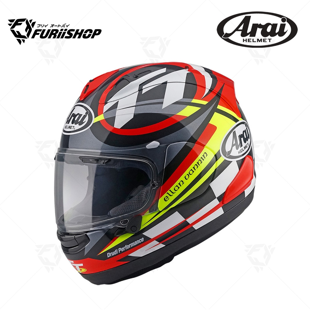 [ แบบผ่อนหมวก ] หมวกกันน็อคเต็มใบ Arai : RX-7V EVO TT IOM 2023